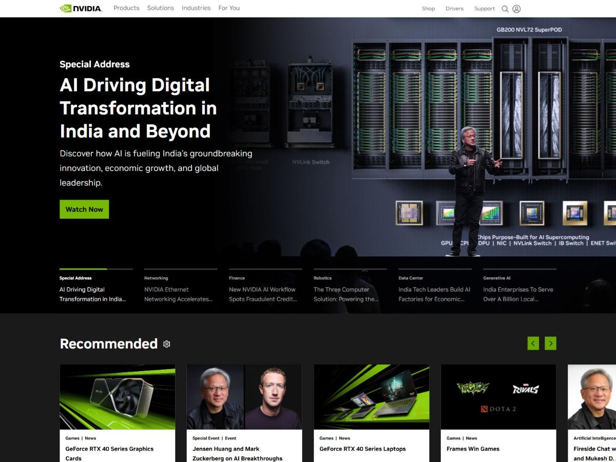 NVIDIA Official Website